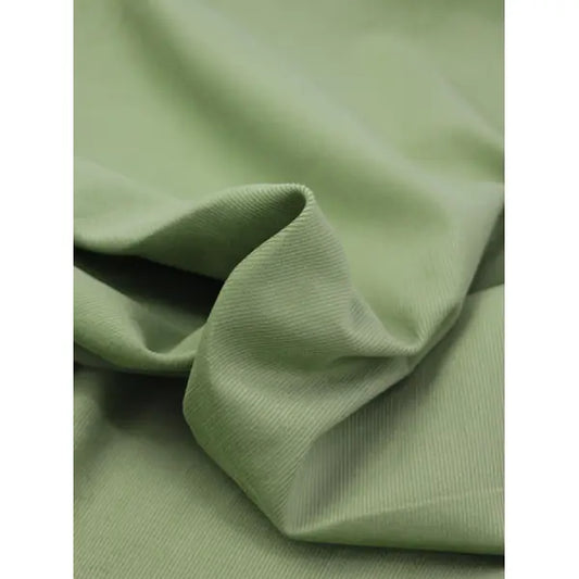 Cotton Babycord Fabric - Fennel | Truro Fabrics