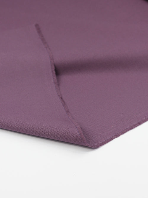 Pure Cotton Canvas Fabric - Plum