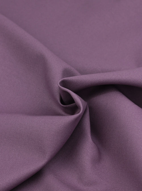 Pure Cotton Canvas Fabric - Plum