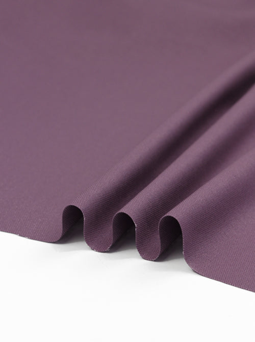 plum Purple cotton canvas fabric for dressmaking 