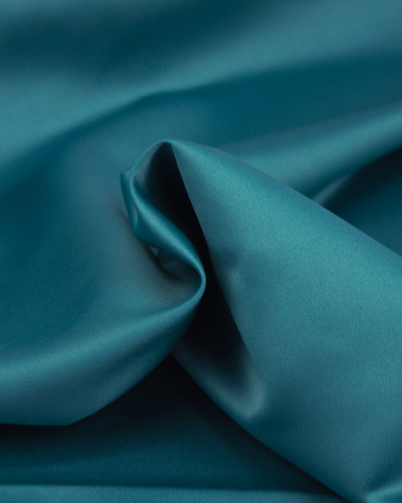 Duchess Satin Fabric - Teal
