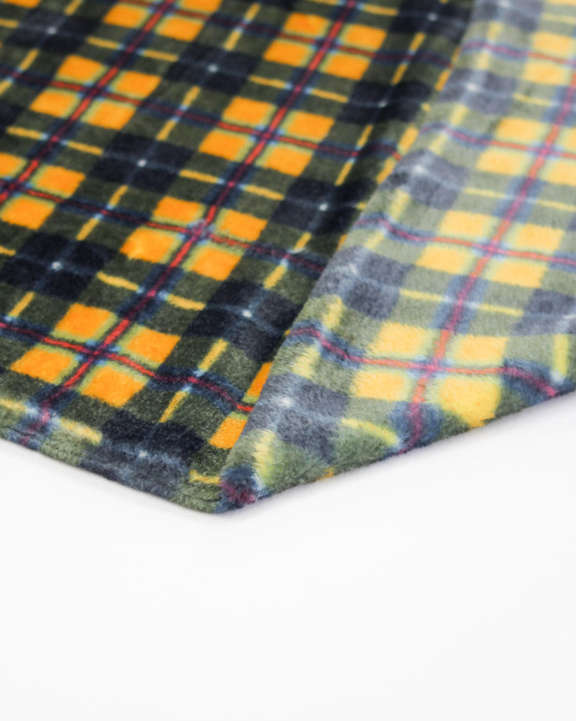 Cuddle Fleece Fabric - Cornish National Tartan