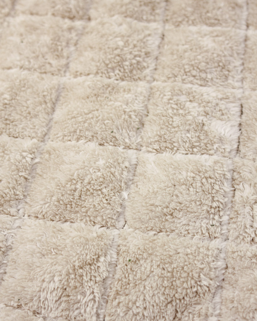 Quilted Sherpa Cord Fabric - Blush