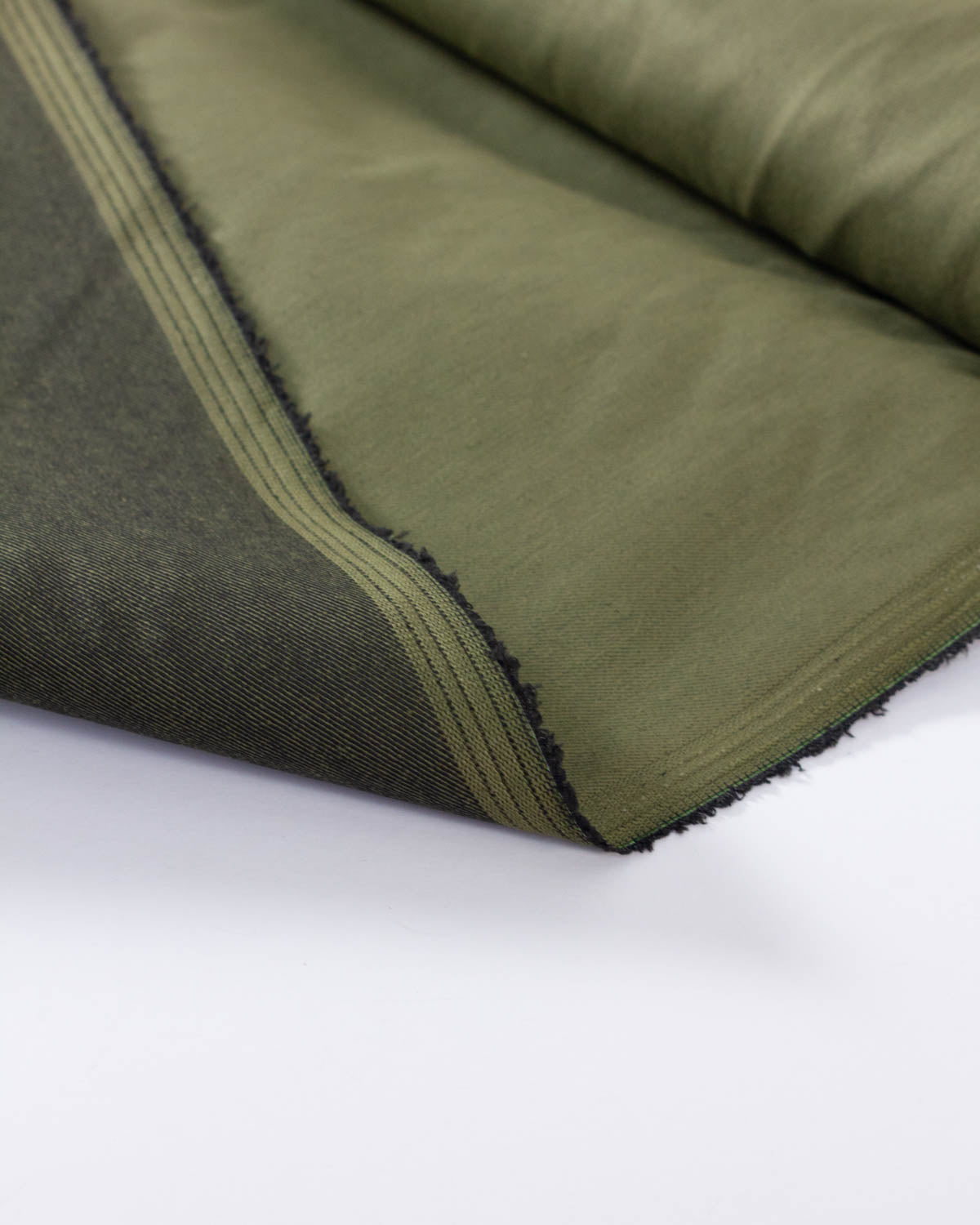 Carlos Stretch Denim Fabric - Military