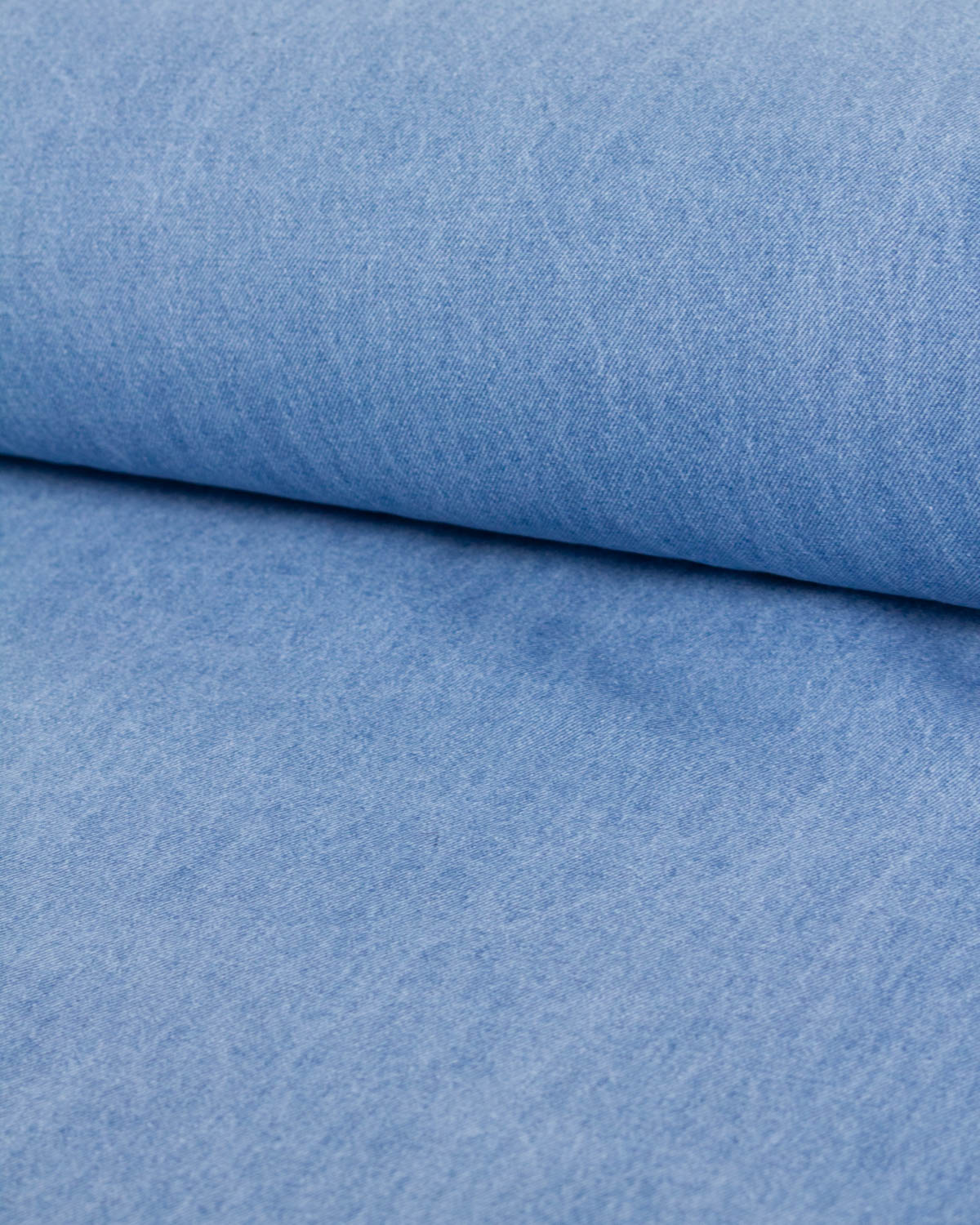 Relaxed Cotton Denim Fabric - Vintage Blue