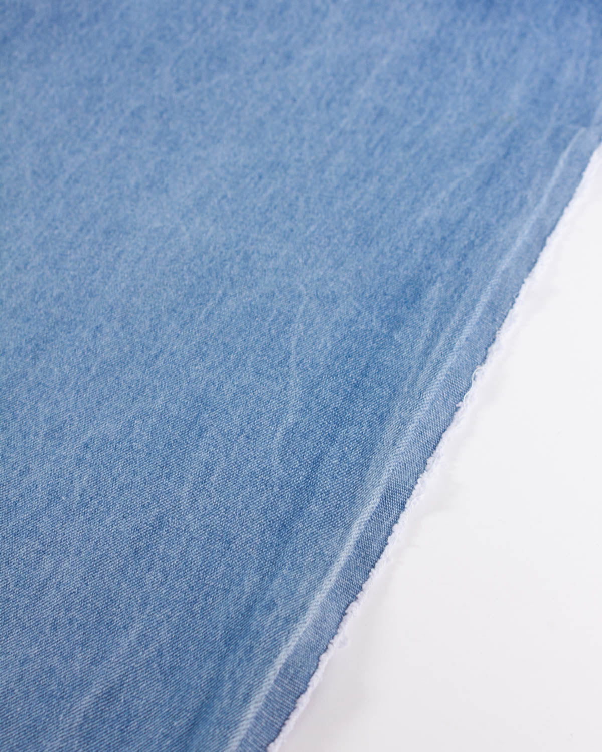 Relaxed Cotton Denim Fabric - Vintage Blue