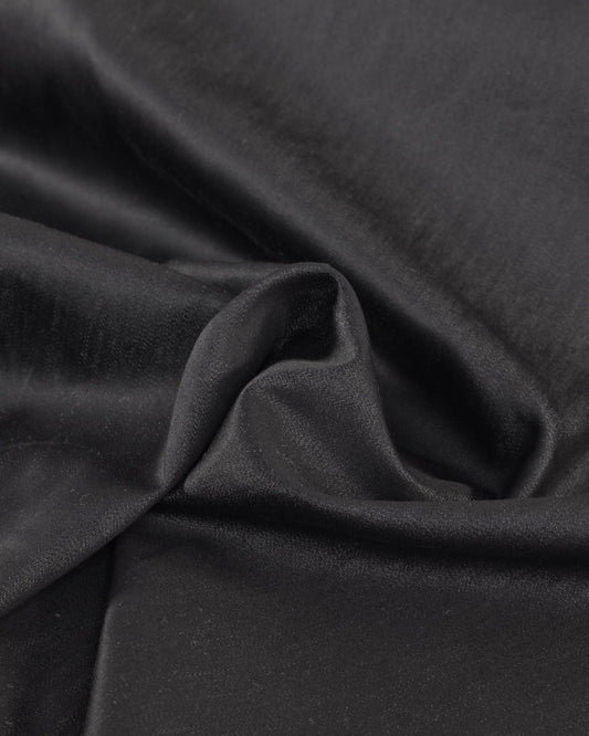 Stretch Denim Shirting Fabric - Black