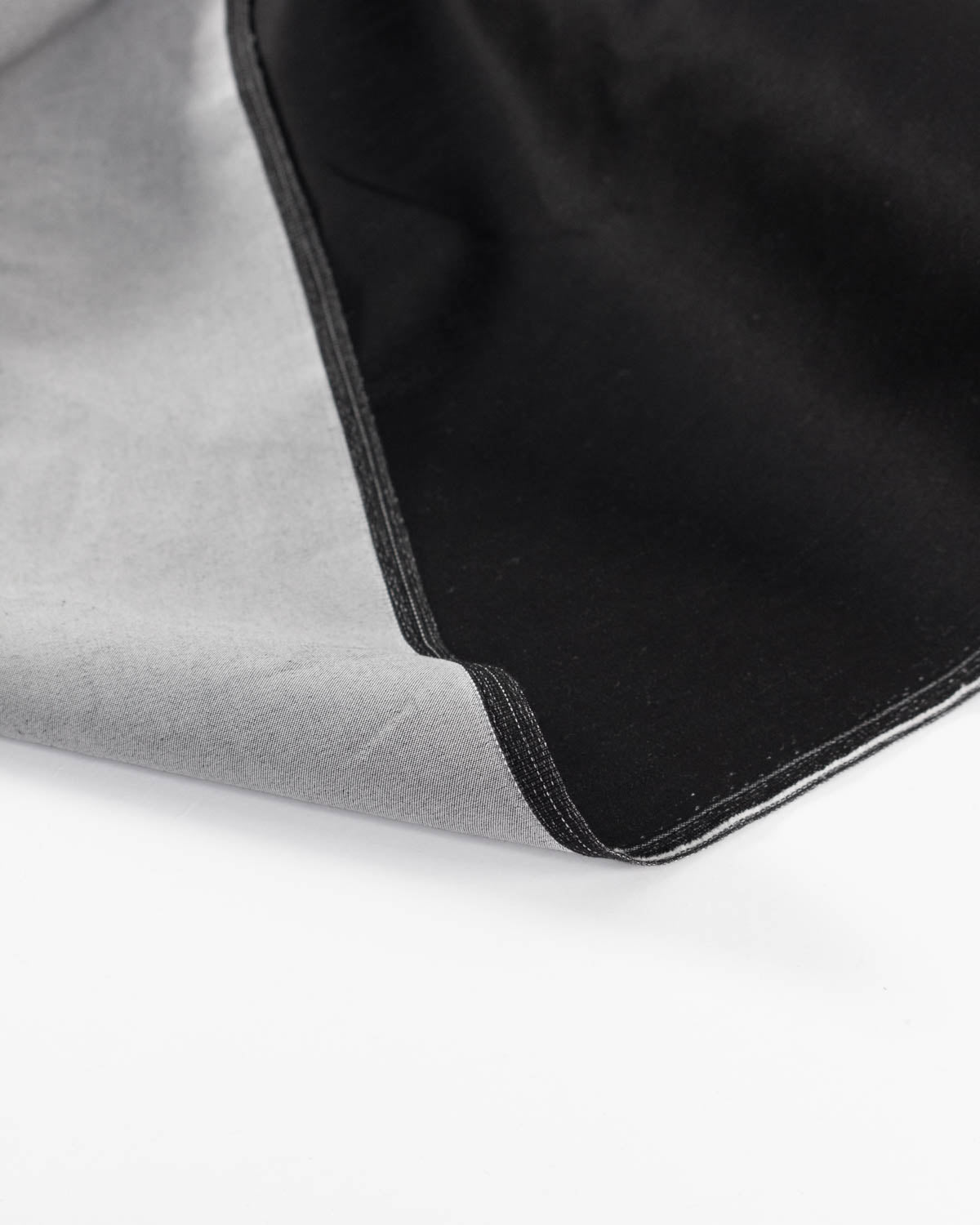 Stretch Denim Shirting Fabric - Black