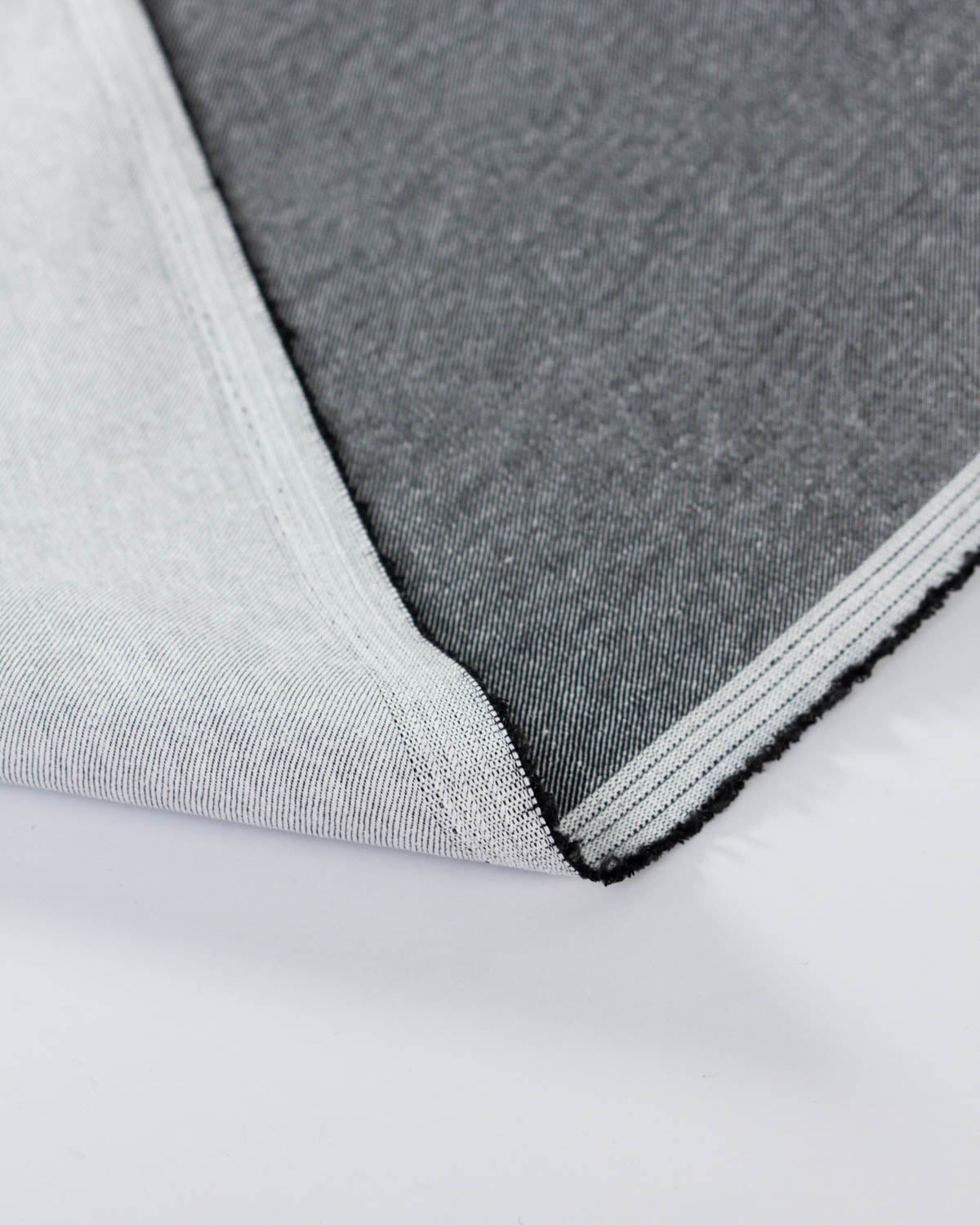 Carlos Stretch Denim Fabric - Chalk White