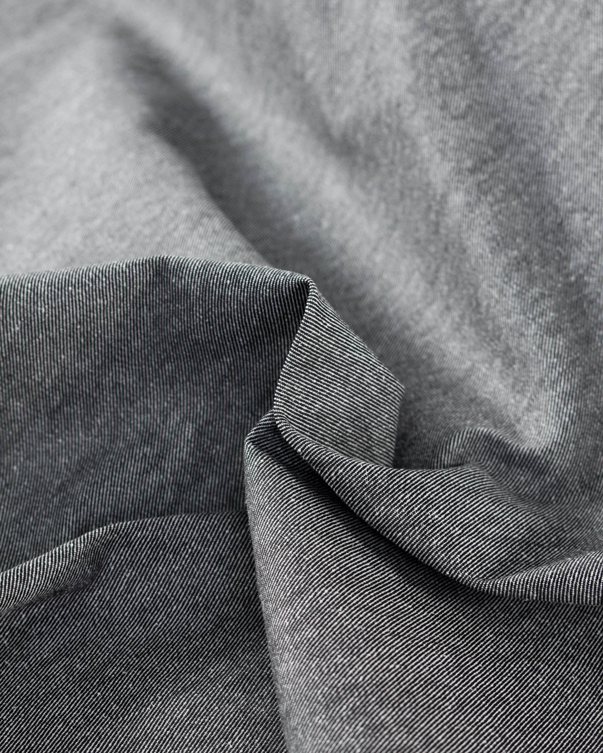 Carlos Stretch Denim Fabric - Chalk White