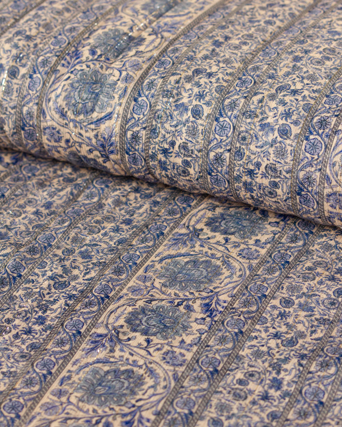 Silver Springs Rayon Fabric - Wandering Indigo