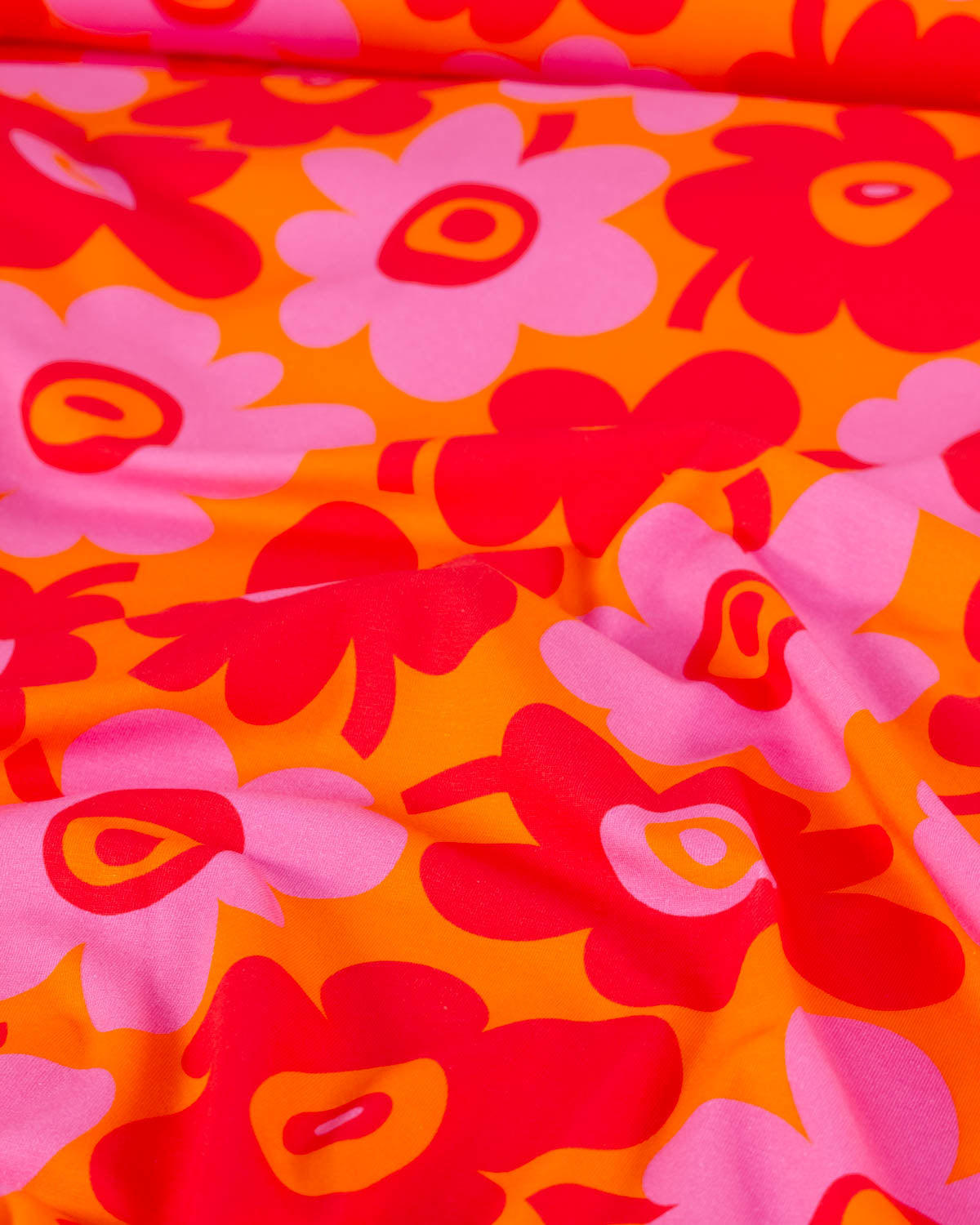 Avalana Cotton Jersey Fabric - Solblomma Sunset