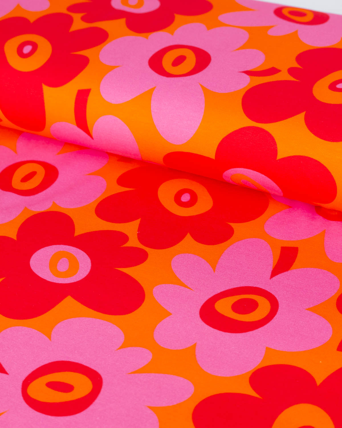 Avalana Cotton Jersey Fabric - Solblomma Sunset