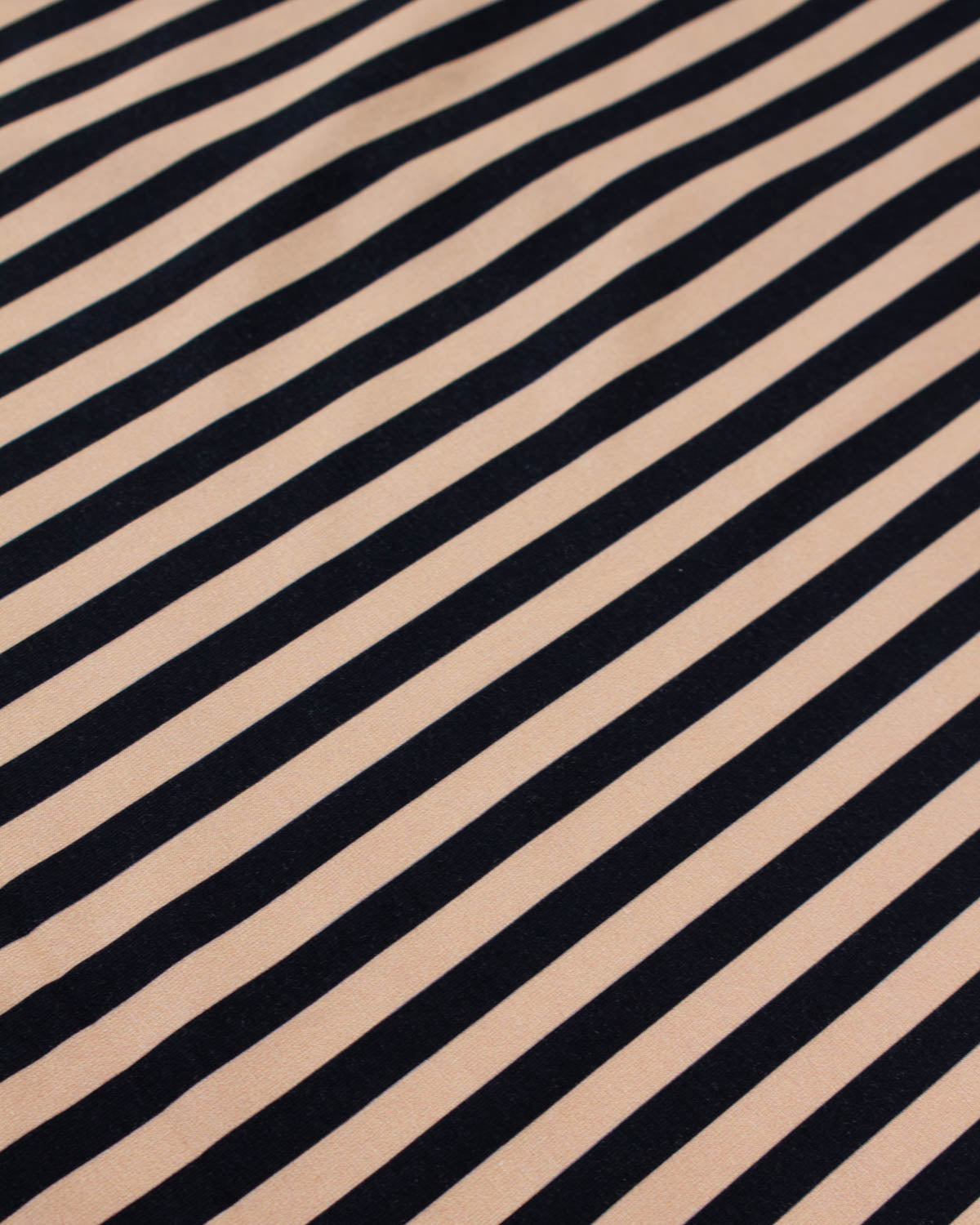 Avalana Cotton Jersey Fabric - Café Stripe