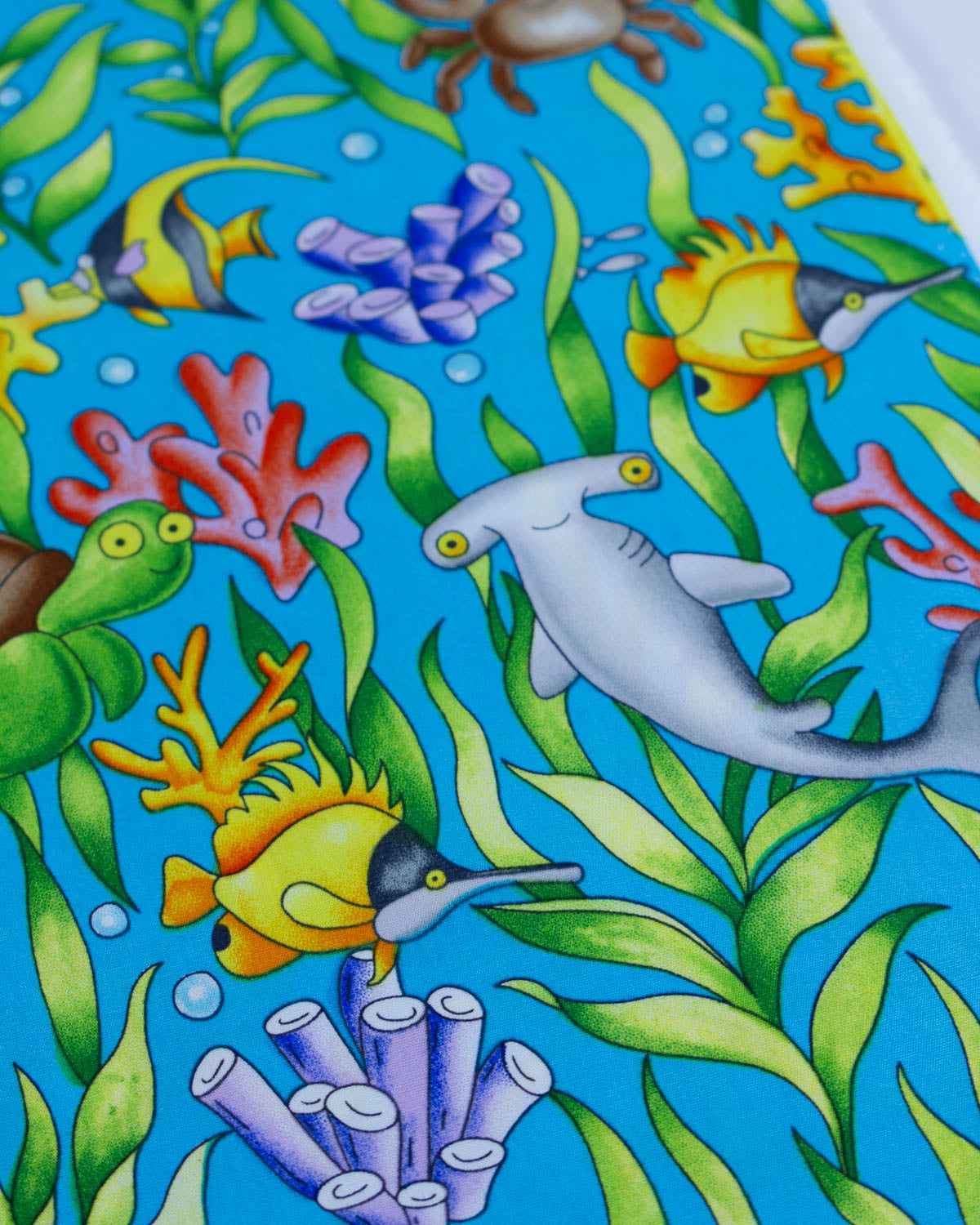 Cotton Poplin Fabric - Under The Sea