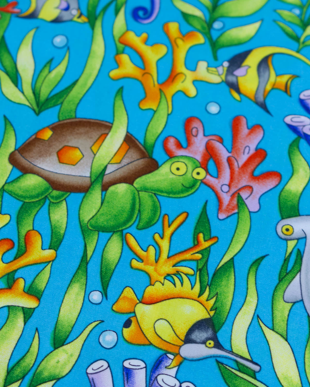 Cotton Poplin Fabric - Under The Sea