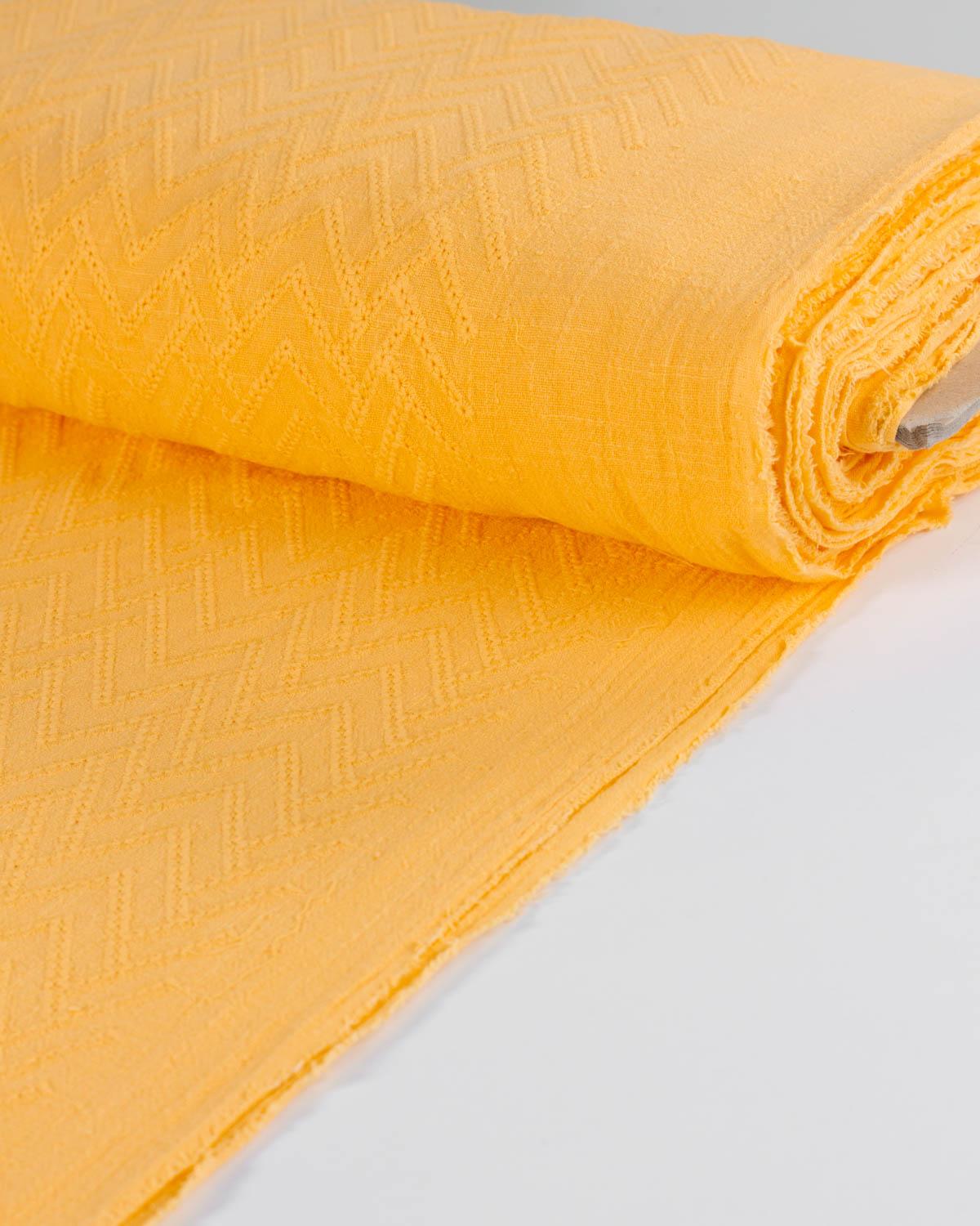 Cotton Gauze Broderie Anglaise Fabric - Sunflower