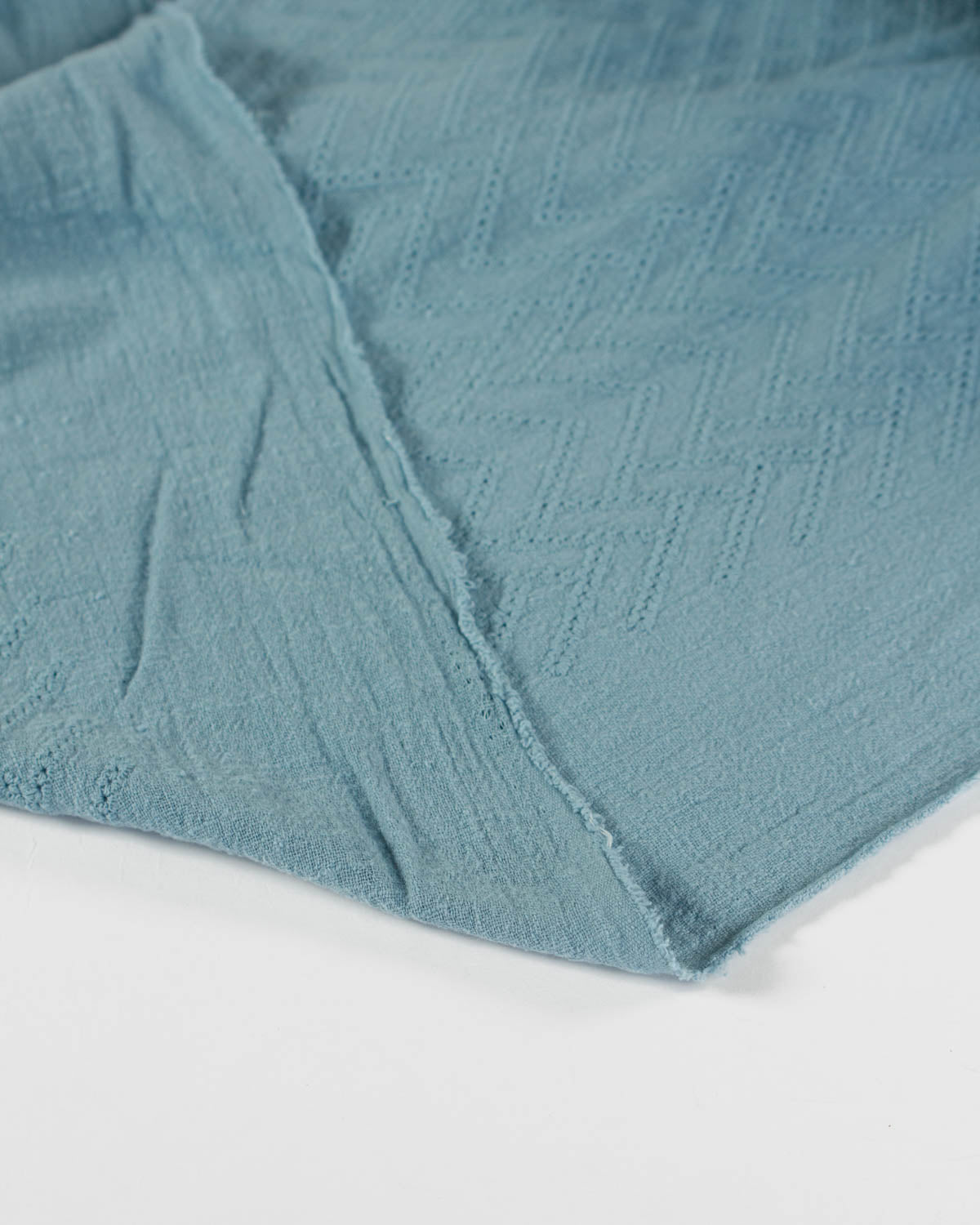 Cotton Gauze Broderie Anglaise Fabric - Hydrangea