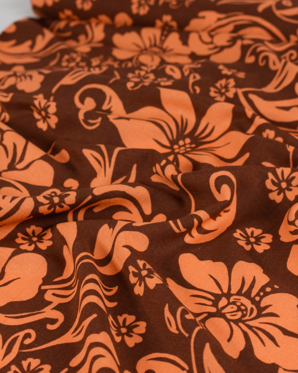 Viscose Linen Fabric - Sunbleached Hibiscus