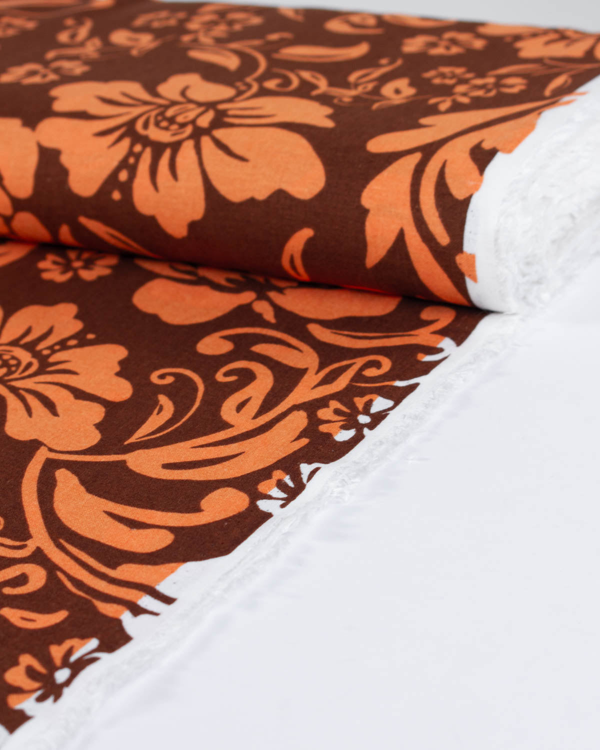 Viscose Linen Fabric - Sunbleached Hibiscus