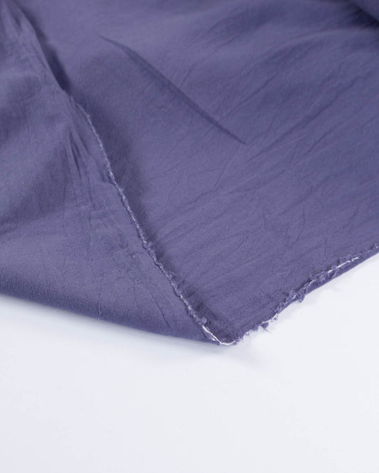 Crushed Cotton Fabric - Bilberry