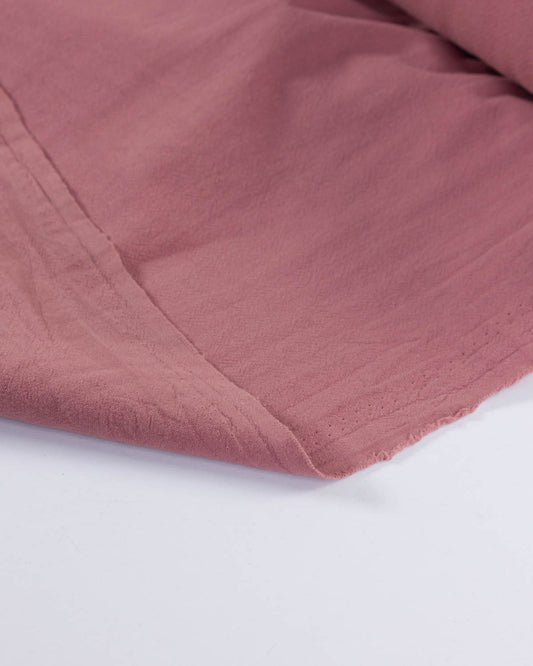 Crushed Cotton Fabric - Rose