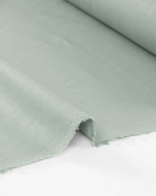Washed Linen Fabric - Elderflower