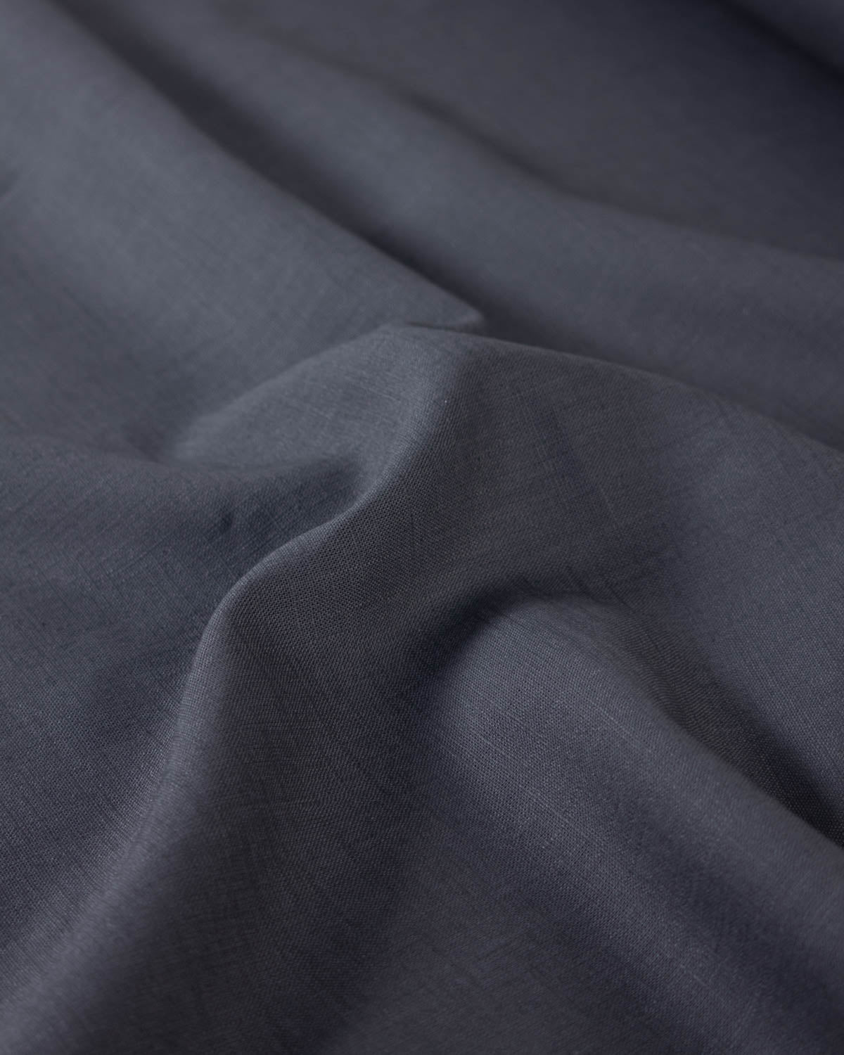 Washed Linen Fabric - Graphite