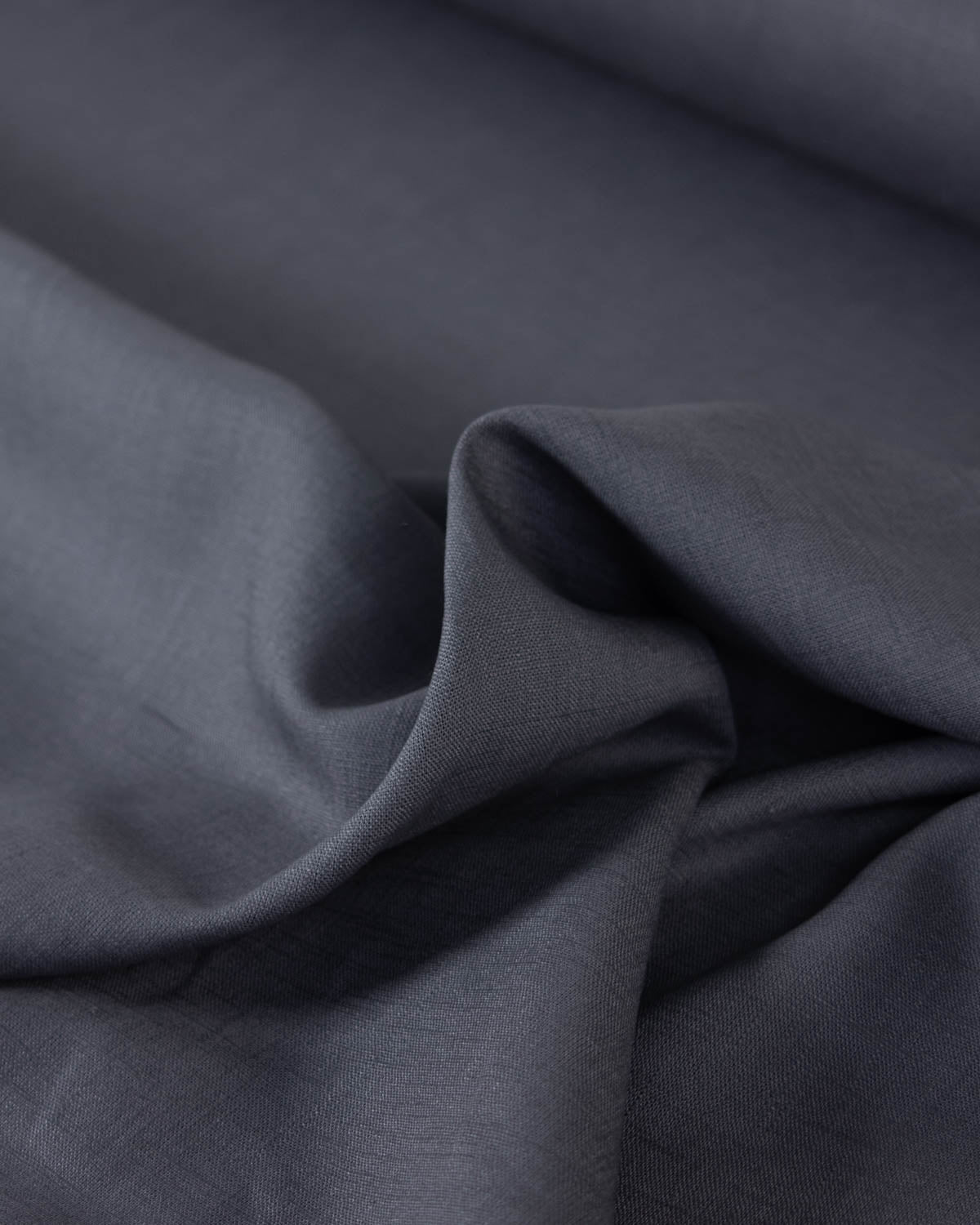 Washed Linen Fabric - Graphite