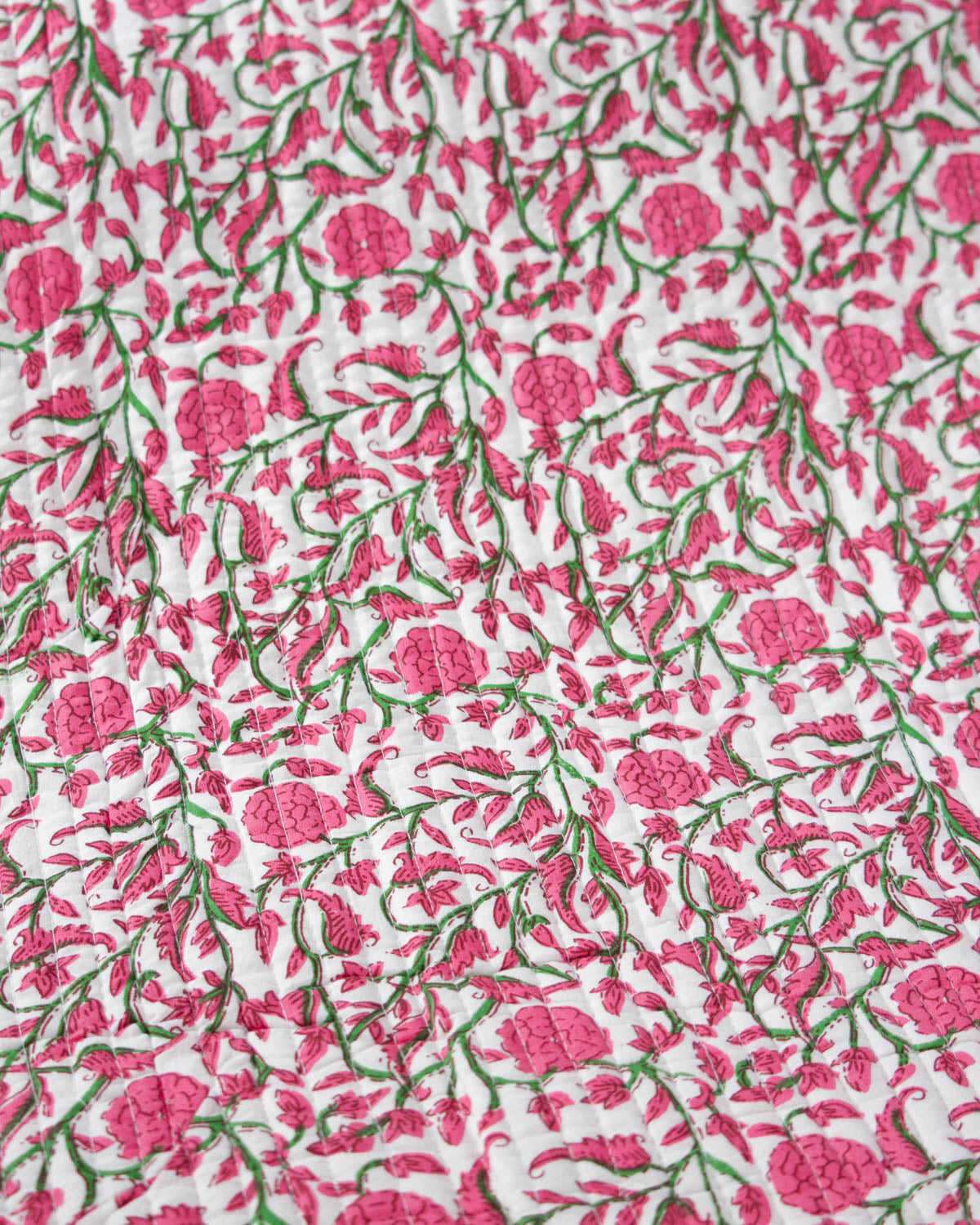 Reversible Quilted Cotton Fabric – Jaipur Vine