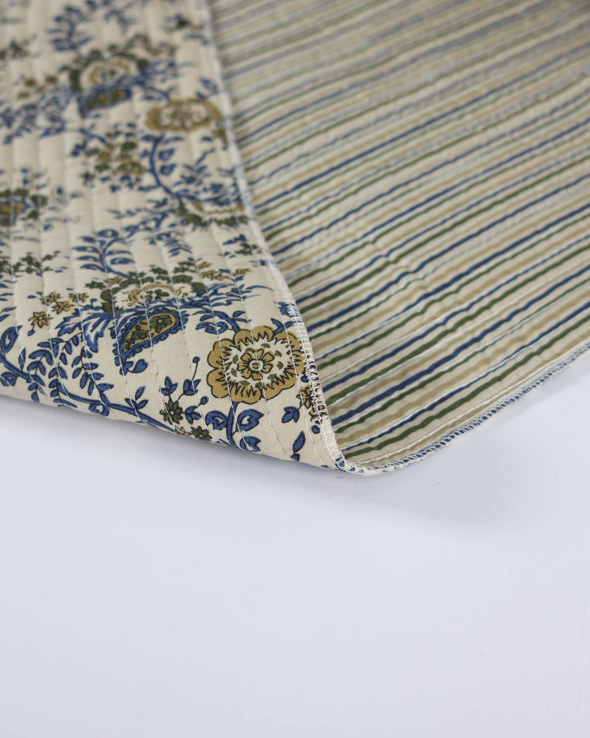 Reversible Quilted Cotton Fabric – Jaipur Paisley