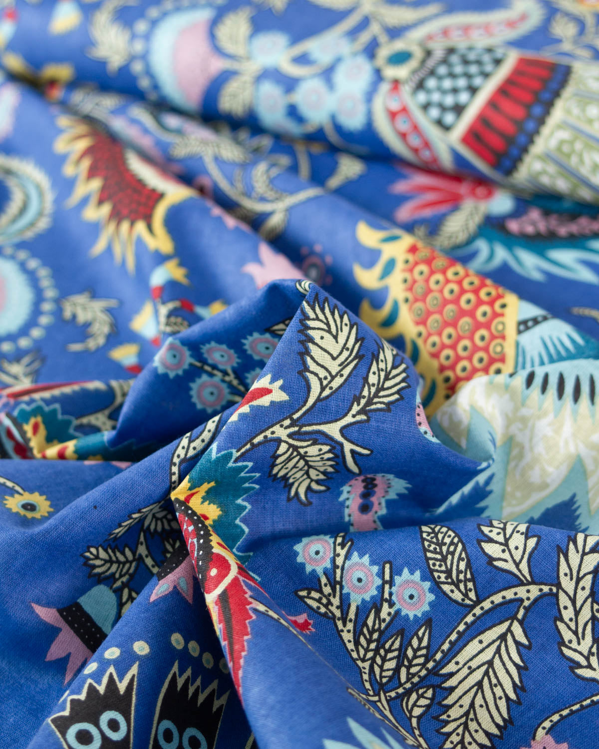 Block Print Cotton Fabric - Jaipur Royal Jewel