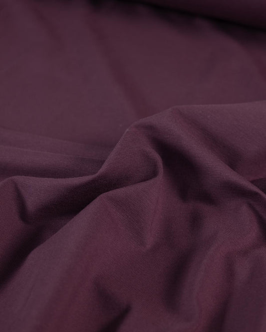 Organic Cotton Jersey - Aubergine