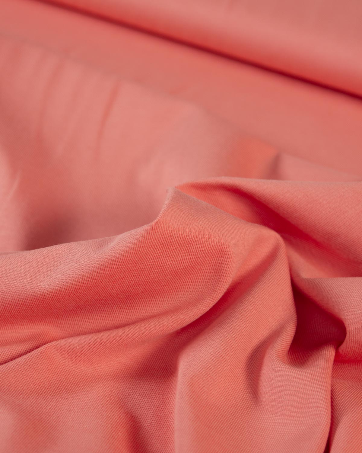 Organic Cotton Jersey Fabric - Guava
