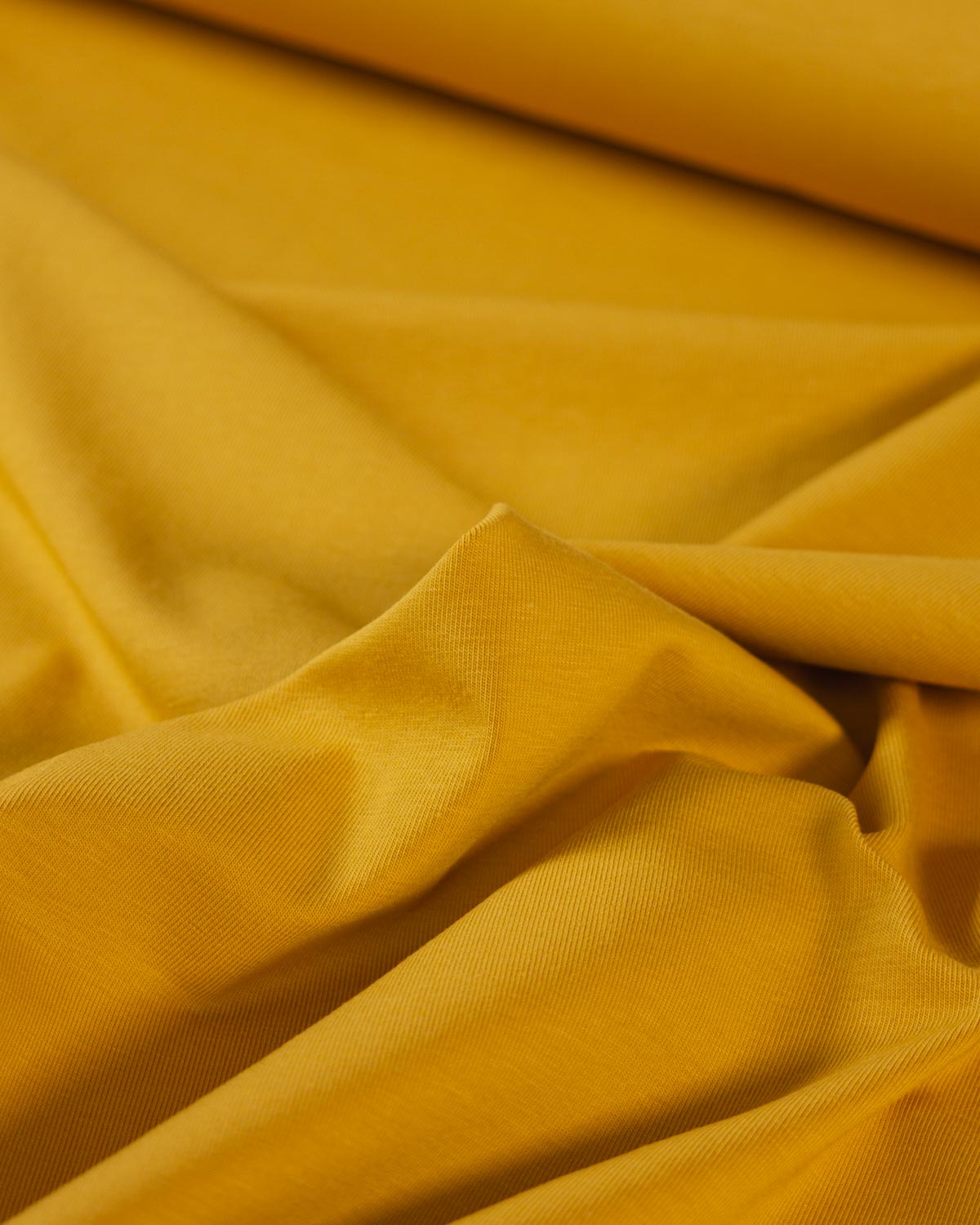 Organic Cotton Jersey Fabric - Honey