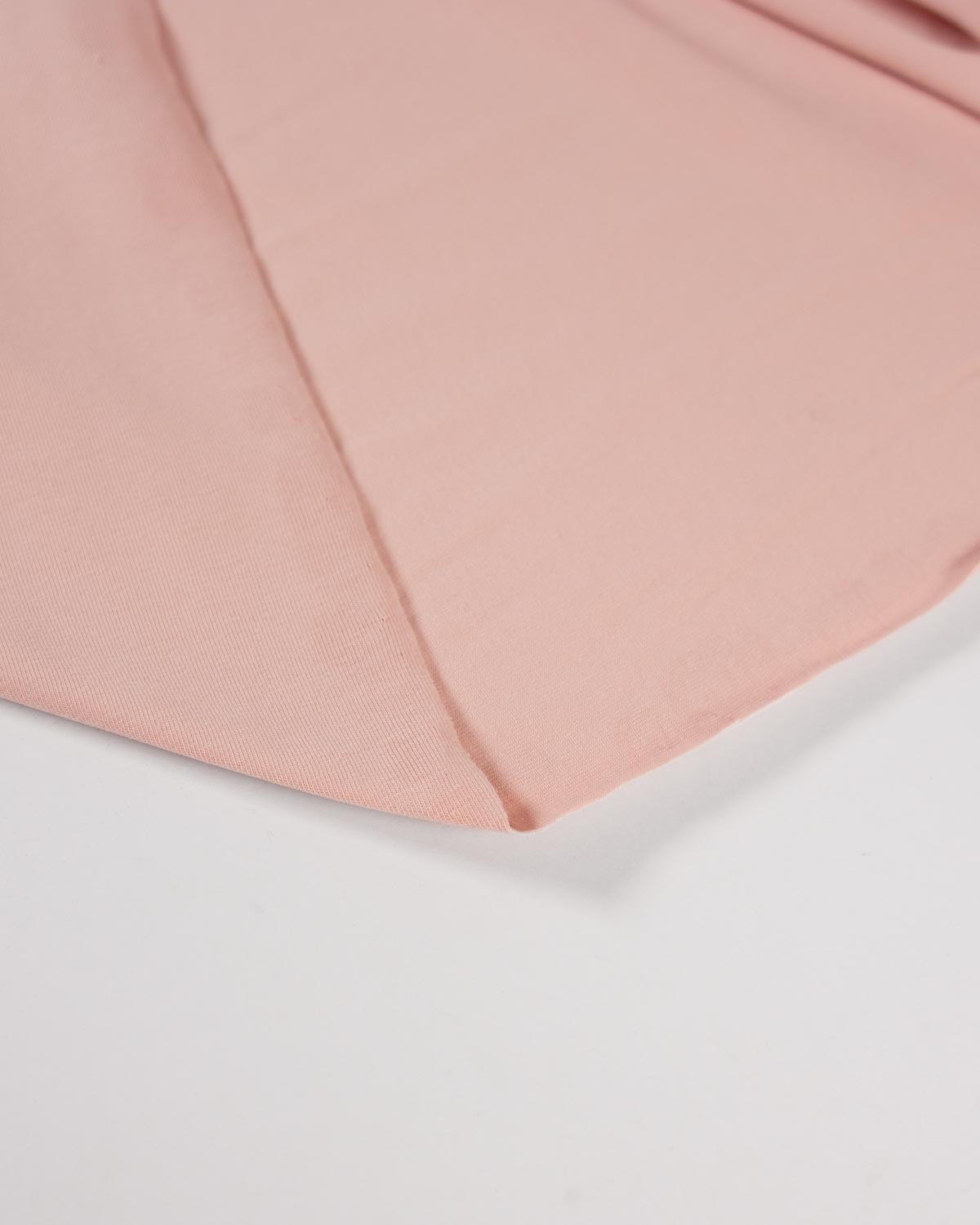 Organic Cotton Jersey Fabric - Nougat Pink