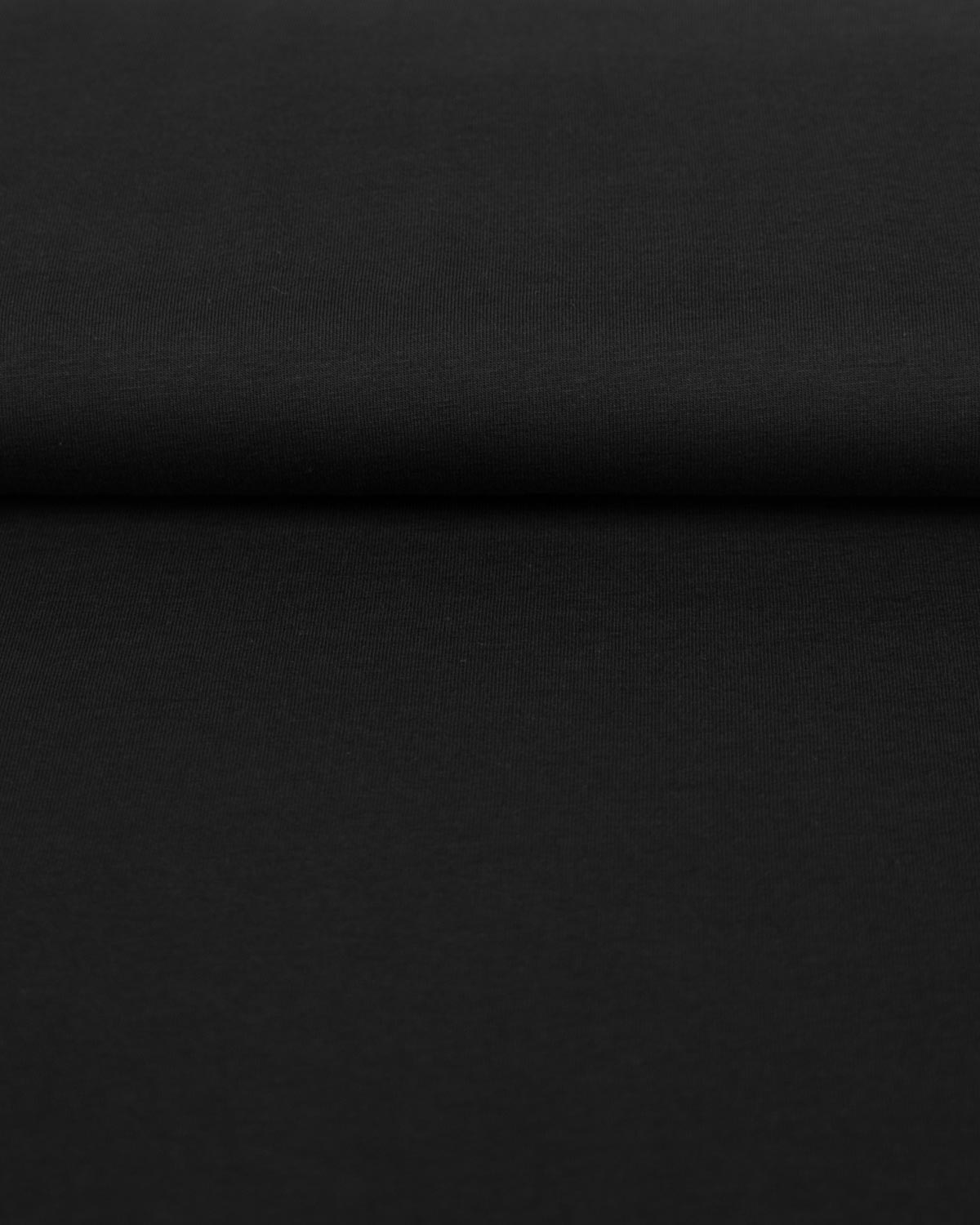 Organic Cotton Jersey Fabric - Black