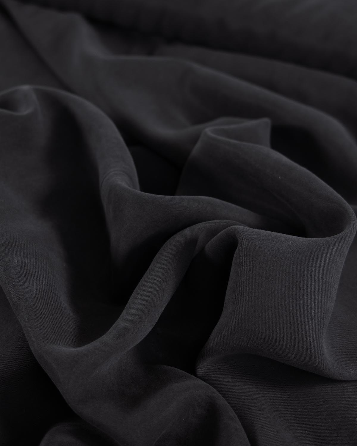 Ex-Designer Tencel Twill Fabric - Black