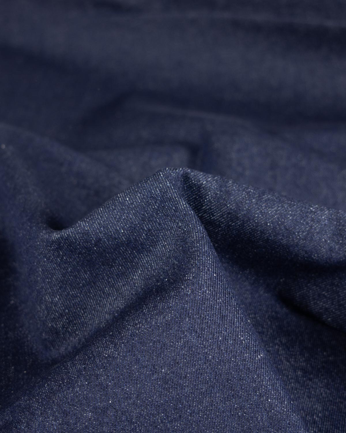 Ex-Designer 12oz Cotton Denim Fabric - Indigo
