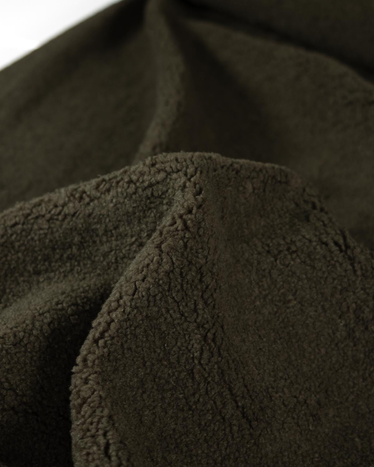 Sherpa Fleece Fabric - Dark Forest