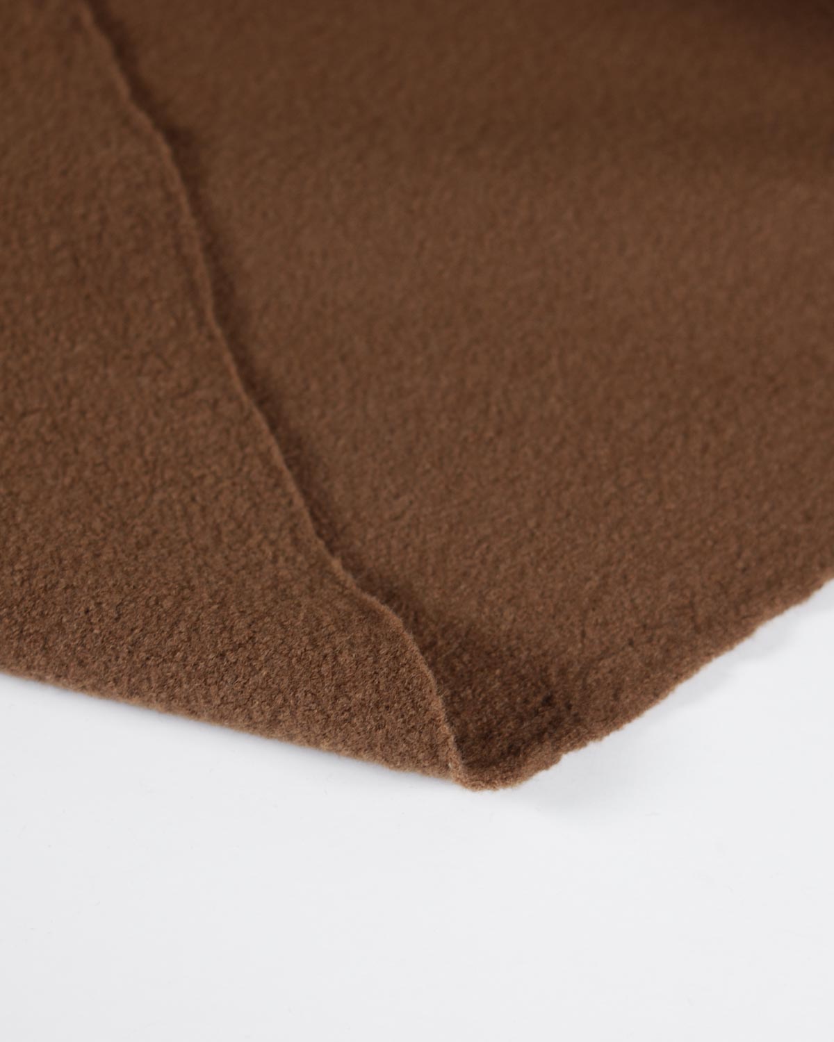 Pure Boiled Wool Jersey Fabric - Saddle