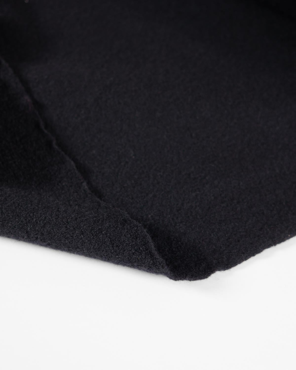 Pure Boiled Wool Jersey Fabric - Midnight