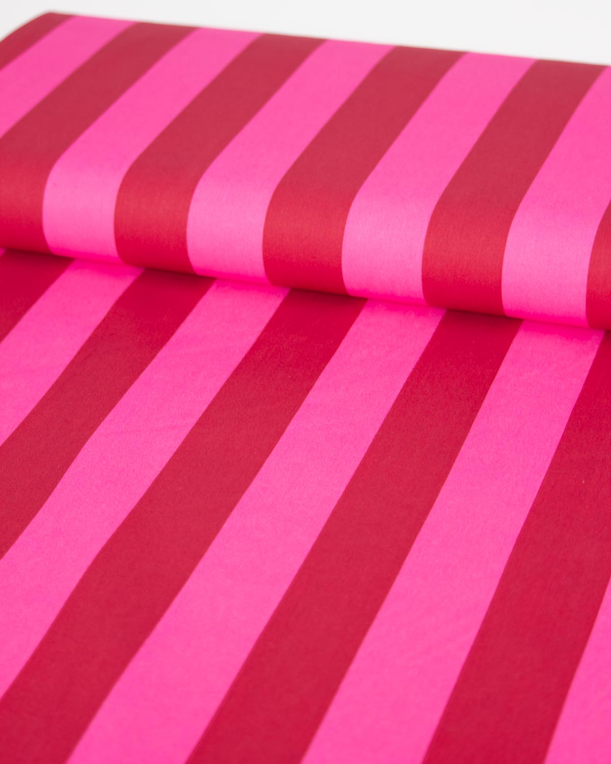 Cotton Poplin Fabric - Cherry Bomb Stripe