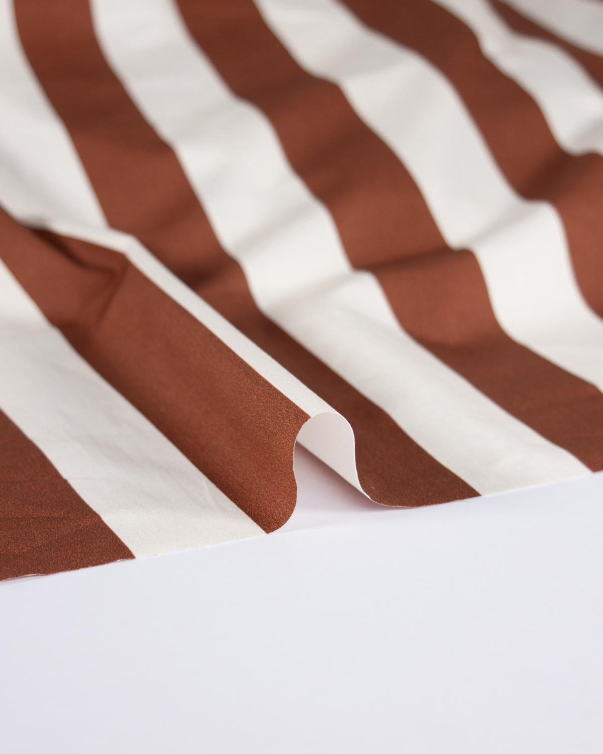 Cotton Poplin Fabric - Chocolate Box Stripe