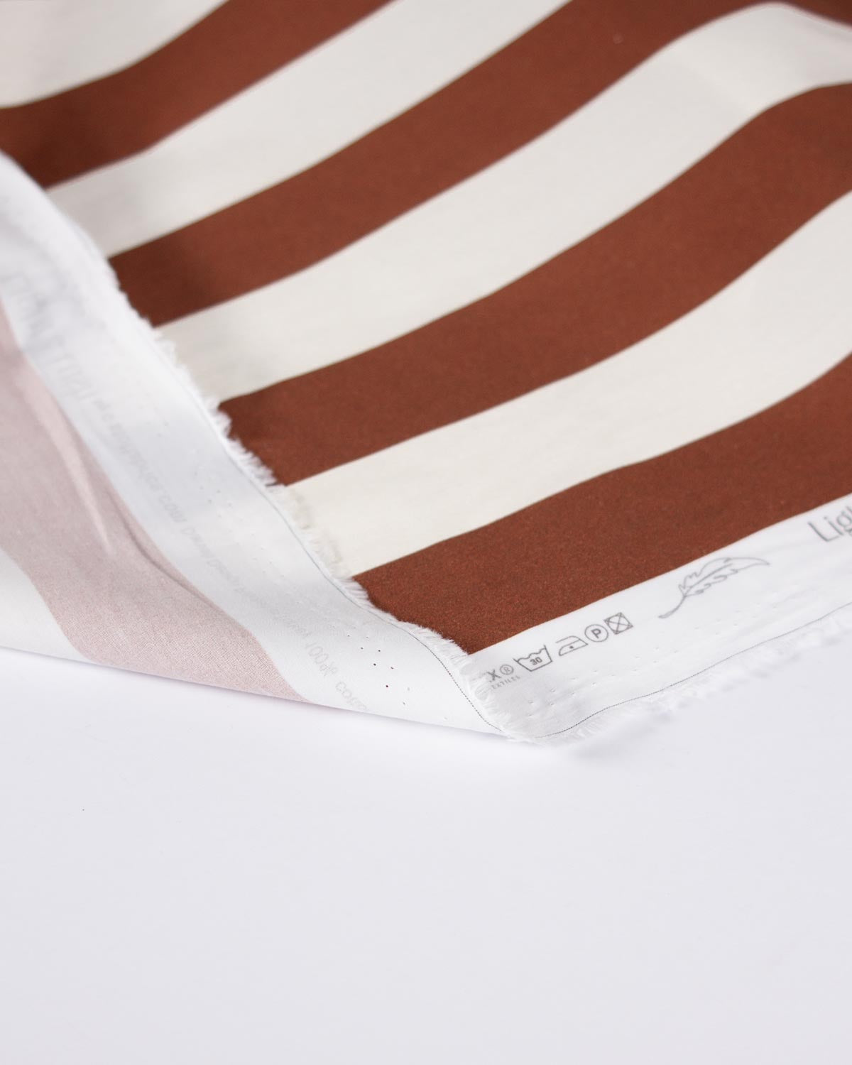 Cotton Poplin Fabric - Chocolate Box Stripe