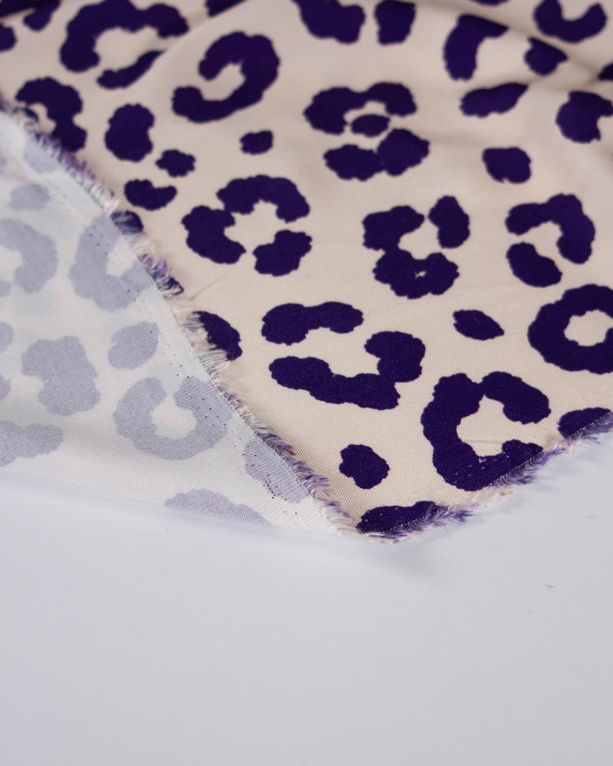 Viscose Twill Fabric - Royal Leopard