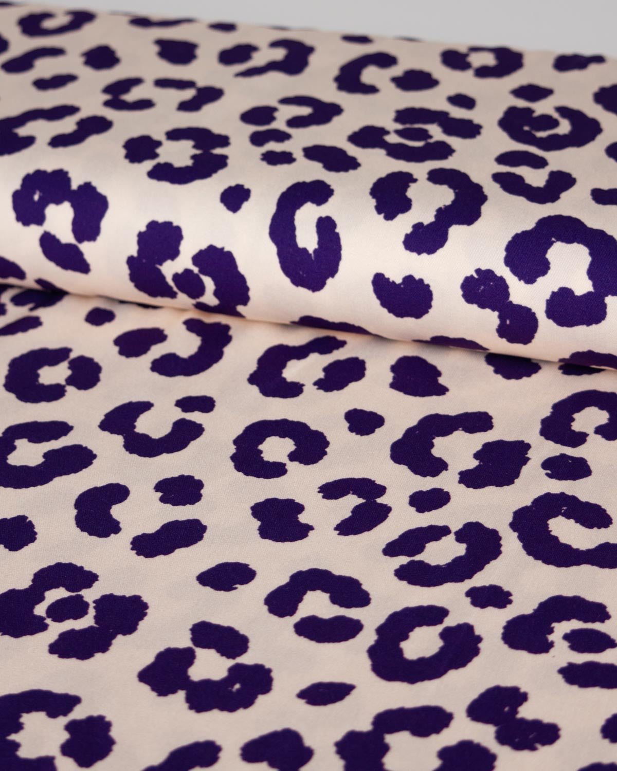 Viscose Twill Fabric - Royal Leopard