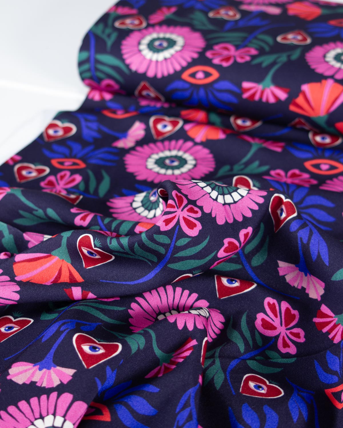 Viscose Twill Fabric - Eye of the Beholder
