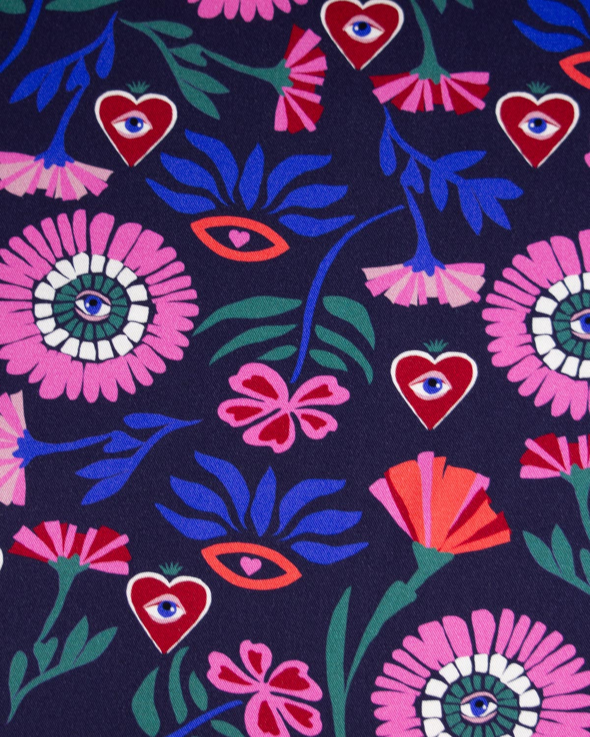Viscose Twill Fabric - Eye of the Beholder