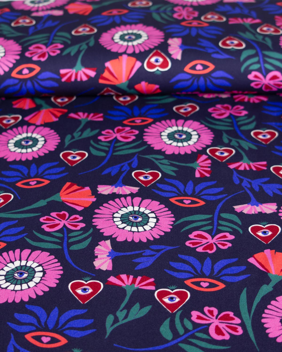 Viscose Twill Fabric - Eye of the Beholder